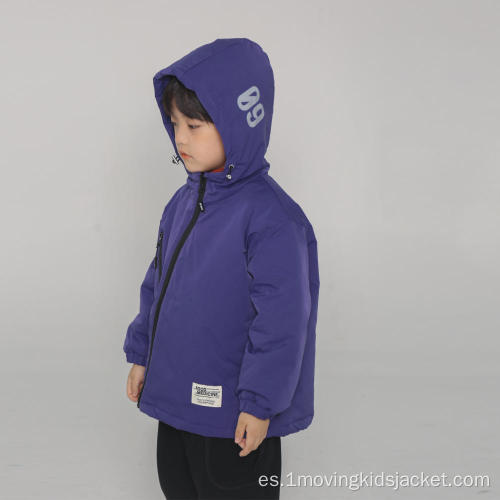 Chaqueta acolchada acolchada para niños de invierno